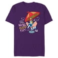 thumbnail image 1 of Disney 100 Stitch in Costume Dumbo High-Flyin' Fun & Scrump - Short Sleeve Blended T-Shirt for Adults - Customized-Purple, 1 of 5