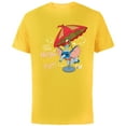 thumbnail image 1 of Disney 100 Stitch in Costume Dumbo High-Flyin' Fun & Scrump - Short Sleeve Cotton T-Shirt for Adults - Customized-Yellow, 1 of 5
