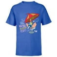 thumbnail image 1 of Disney 100 Stitch in Costume Dumbo High-Flyin' Fun & Scrump - Short Sleeve T-Shirt for Kids - Customized-Royal, 1 of 5