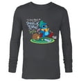 thumbnail image 1 of Disney 100 Stitch in Costume Gus from Cinderella Snack Time - Long Sleeve T-Shirt for Men - Customized-Charcoal Heather, 1 of 5