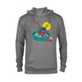 thumbnail image 1 of Disney 100 Stitch in Costume Little Mermaid Under the Sea - Pullover Hoodie for Adults - Customized-Athletic Heather, 1 of 5