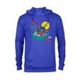 thumbnail image 1 of Disney 100 Stitch in Costume Little Mermaid Under the Sea - Pullover Hoodie for Adults - Customized-Navy, 1 of 5