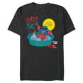 thumbnail image 1 of Disney 100 Stitch in Costume Little Mermaid Under the Sea - Short Sleeve Blended T-Shirt for Adults - Customized-Dark Heather, 1 of 5