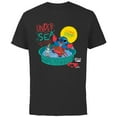thumbnail image 1 of Disney 100 Stitch in Costume Little Mermaid Under the Sea - Short Sleeve Cotton T-Shirt for Adults - Customized-Black, 1 of 5