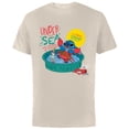thumbnail image 1 of Disney 100 Stitch in Costume Little Mermaid Under the Sea - Short Sleeve Cotton T-Shirt for Adults - Customized-Natural, 1 of 5