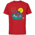thumbnail image 1 of Disney 100 Stitch in Costume Little Mermaid Under the Sea - Short Sleeve Cotton T-Shirt for Adults - Customized-Red, 1 of 5