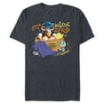 thumbnail image 1 of Disney 100 Stitch in Costume Rajah Aladdin a Whole New World - Short Sleeve Blended T-Shirt for Adults - Customized-Navy Heather, 1 of 5