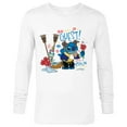 thumbnail image 1 of Disney 100 Stitch in Costume The Beast Be Our Guest & Scrump - Long Sleeve T-Shirt for Men - Customized-White, 1 of 5