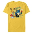 thumbnail image 1 of Disney 100 Stitch in Costume The Beast Be Our Guest & Scrump - Short Sleeve Blended T-Shirt for Adults - Customized-Yellow, 1 of 5
