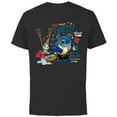 thumbnail image 1 of Disney 100 Stitch in Costume The Beast Be Our Guest & Scrump - Short Sleeve Cotton T-Shirt for Adults - Customized-Black, 1 of 5