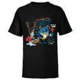 thumbnail image 1 of Disney 100 Stitch in Costume The Beast Be Our Guest & Scrump - Short Sleeve T-Shirt for Kids - Customized-Black, 1 of 5