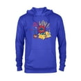 thumbnail image 1 of Disney 100 Stitch in Costume The Lion King All Hail the King - Pullover Hoodie for Adults - Customized-Royal, 1 of 5
