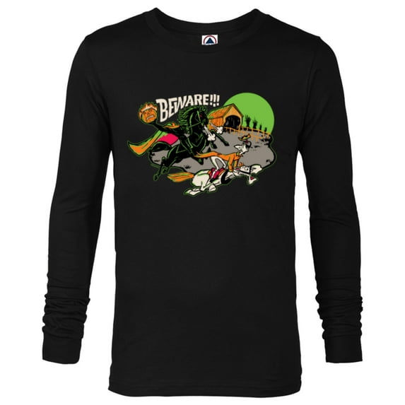 Disney 100 The Headless Horseman of Sleepy Hollow Halloween - Long Sleeve T-Shirt for Men - Customized-Black