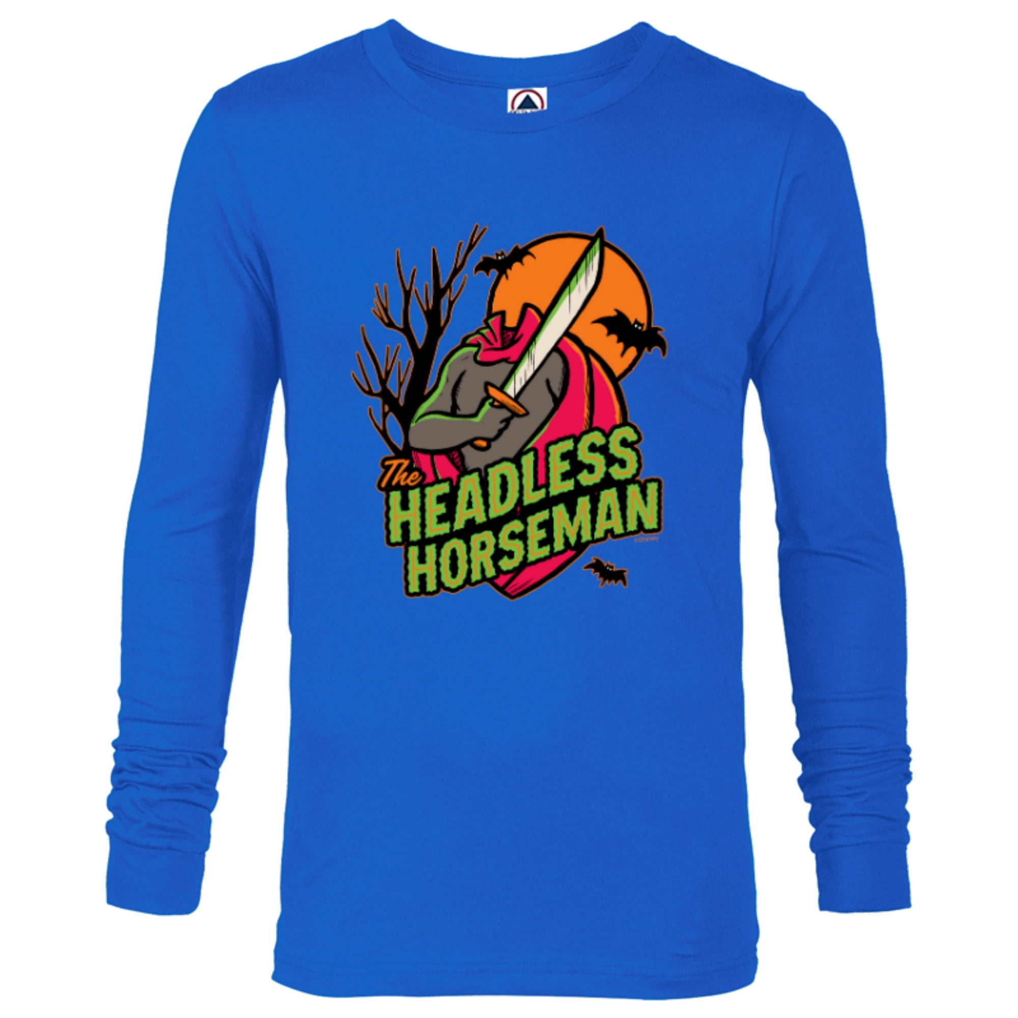 Disney 100 The Headless Horseman with Sword Halloween - Long Sleeve T-Shirt  for Men - Customized-Royal - Walmart.com, image size:2000x2000