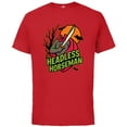 thumbnail image 1 of Disney 100 The Headless Horseman with Sword Halloween - Short Sleeve Cotton T-Shirt for Adults - Customized-Red, 1 of 5
