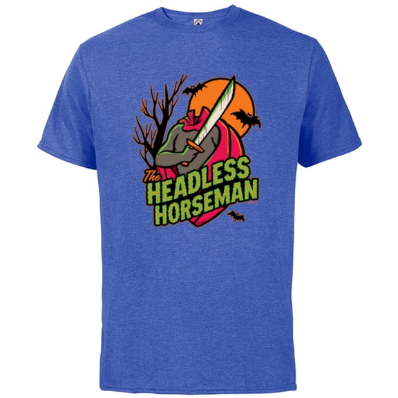 Disney 100 The Headless Horseman with Sword Halloween - Short Sleeve Cotton T-Shirt for Adults - Customized-Royal Heather