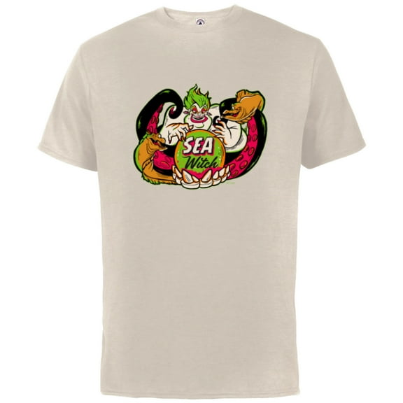 Disney 100 The Little Mermaid Ursula Sea Witch Halloween - Short Sleeve Cotton T-Shirt for Adults - Customized-Putty