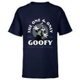 thumbnail image 1 of Disney 100 The One & Only Goofy Gwarsh Est 1932 Vintage D100 - Short Sleeve T-Shirt for Kids - Customized-Navy, 1 of 5
