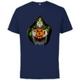 thumbnail image 1 of Disney 100 Villains Evil Queen Witch Snow White Halloween - Short Sleeve Cotton T-Shirt for Adults - Customized-Athletic Navy, 1 of 5