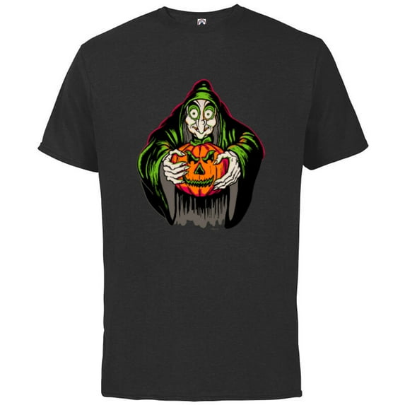 Disney 100 Villains Evil Queen Witch Snow White Halloween - Short Sleeve Cotton T-Shirt for Adults - Customized-Black