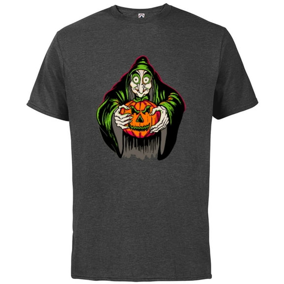 Disney 100 Villains Evil Queen Witch Snow White Halloween - Short Sleeve Cotton T-Shirt for Adults - Customized-Charcoal Heather