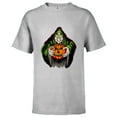 thumbnail image 1 of Disney 100 Villains Evil Queen Witch Snow White Halloween - Short Sleeve T-Shirt for Kids - Customized-Athletic Heather, 1 of 5