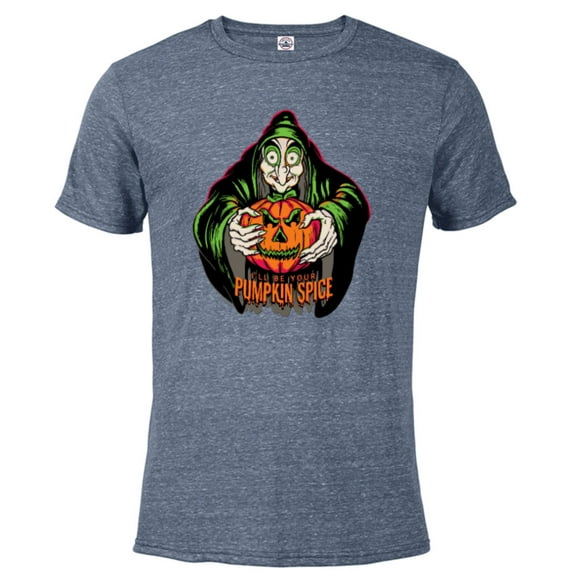 Disney 100 Villains Evil Queen Your Pumpkin Spice Halloween - Short Sleeve Blended T-Shirt for Adults - Customized-Denim Snow Heather