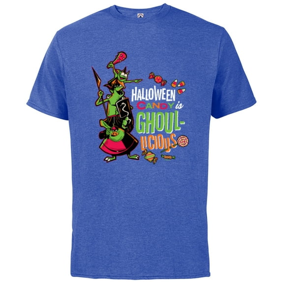 Disney 100 Villains Goons Halloween Candy is Ghoul-licious - Short Sleeve Cotton T-Shirt for Adults - Customized-Royal Heather