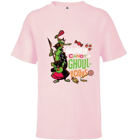 Disney 100 Villains Goons Halloween Candy is Ghoul-licious - Short Sleeve T-Shirt for Kids - Customized-Soft Pink
