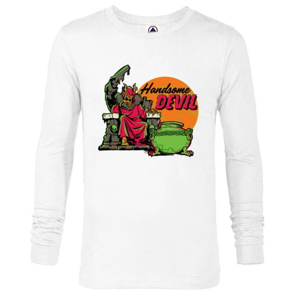 Disney 100 Villains Horned King The Black Cauldron Halloween - Long Sleeve T-Shirt for Men - Customized-White