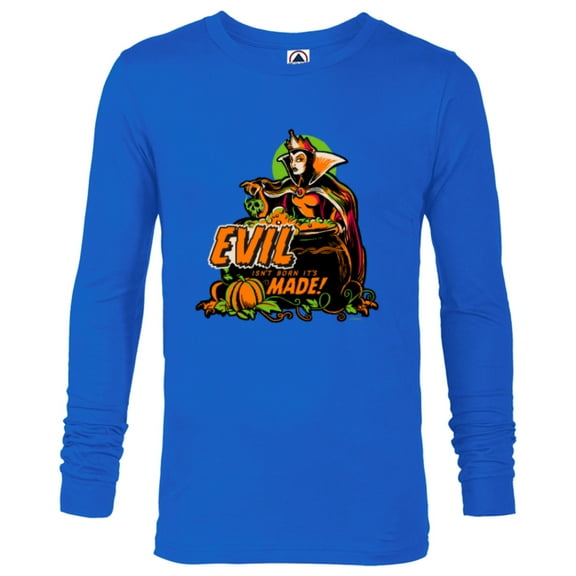 Disney 100 Villains Queen Evil is Made Snow White Halloween - Long Sleeve T-Shirt for Men - Customized-Royal