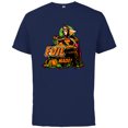 thumbnail image 1 of Disney 100 Villains Queen Evil is Made Snow White Halloween - Short Sleeve Cotton T-Shirt for Adults - Customized-Athletic Navy, 1 of 5