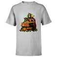 thumbnail image 1 of Disney 100 Villains Queen Evil is Made Snow White Halloween - Short Sleeve T-Shirt for Kids - Customized-Athletic Heather, 1 of 5