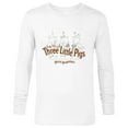 thumbnail image 1 of Disney 100 Walt Disney’s Three Little Pigs Vintage D100 - Long Sleeve T-Shirt for Men - Customized-White, 1 of 5