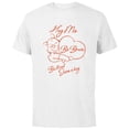 thumbnail image 1 of Disney 100 Winnie the Pooh Be Brave Be Kind Share a Hug D100 - Short Sleeve Cotton T-Shirt for Adults - Customized-White, 1 of 5