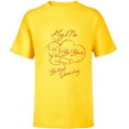thumbnail image 1 of Disney 100 Winnie the Pooh Be Brave Be Kind Share a Hug D100 - Short Sleeve T-Shirt for Kids - Customized-Yellow, 1 of 5