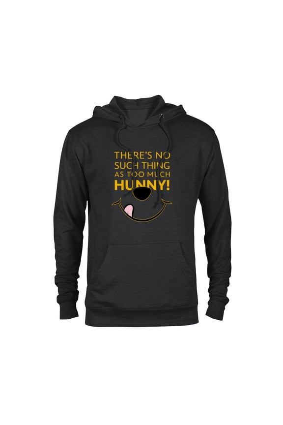 Disney 100 Winnie the Pooh No Such Thing as Too Much Hunny - Pullover Hoodie for Adults - Customized-Black