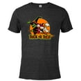 thumbnail image 1 of Disney 100 Witch Huey Dewey Louie Trick or Treat Halloween - Short Sleeve Blended T-Shirt for Adults - Customized-Black Snow Heather, 1 of 5