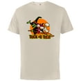 thumbnail image 1 of Disney 100 Witch Huey Dewey Louie Trick or Treat Halloween - Short Sleeve Cotton T-Shirt for Adults - Customized-Putty, 1 of 5