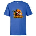 thumbnail image 1 of Disney 100 Witch Huey Dewey Louie Trick or Treat Halloween - Short Sleeve T-Shirt for Kids - Customized-Royal, 1 of 5