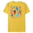 thumbnail image 1 of Disney 100 Years of Music and Wonder Color Fill D100 - Short Sleeve Blended T-Shirt for Adults - Customized-Yellow, 1 of 5