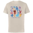 thumbnail image 1 of Disney 100 Years of Music and Wonder Color Fill D100 - Short Sleeve Cotton T-Shirt for Adults - Customized-Natural, 1 of 5