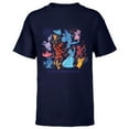 thumbnail image 1 of Disney 100 Years of Music and Wonder Color Fill D100 - Short Sleeve T-Shirt for Kids - Customized-Navy, 1 of 5