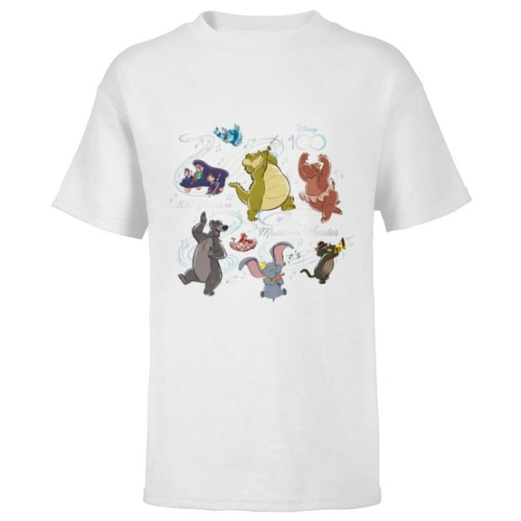 Disney 100 Years of Music and Wonder Louis & Friends D100 - Short Sleeve T-Shirt for Kids - Customized-White