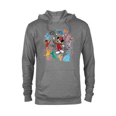 Disney 100 Years of Music and Wonder Mickey Color Fill D100 - Pullover Hoodie for Adults - Customized-Athletic Heather
