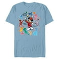 thumbnail image 1 of Disney 100 Years of Music and Wonder Mickey Color Fill D100 - Short Sleeve Blended T-Shirt for Adults - Customized-Ocean Blue, 1 of 5