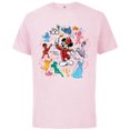 thumbnail image 1 of Disney 100 Years of Music and Wonder Mickey Color Fill D100 - Short Sleeve Cotton T-Shirt for Adults - Customized-Soft Pink, 1 of 5