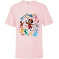 thumbnail image 1 of Disney 100 Years of Music and Wonder Mickey Color Fill D100 - Short Sleeve T-Shirt for Kids - Customized-Soft Pink, 1 of 5
