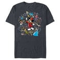 thumbnail image 1 of Disney 100 Years of Music and Wonder Mickey Full Color D100 - Short Sleeve Blended T-Shirt for Adults - Customized-Navy Heather, 1 of 5