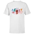 thumbnail image 1 of Disney 100 Years of Music and Wonder Piano Color Fill D100 - Short Sleeve T-Shirt for Kids - Customized-White, 1 of 5